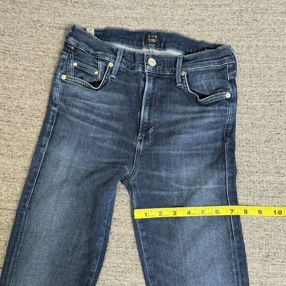Citizens Of Humanity Rocket Women's Ankle Mid Rise Skinny Dark Denim Size 28 - Picture 6 of 15